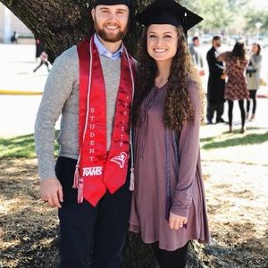 Lace Up Purple Dress
